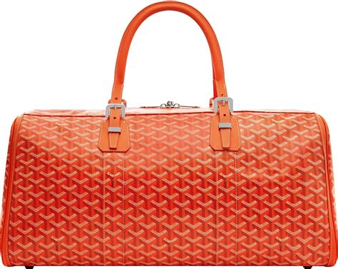 goyard duffle bag orange|genuine Goyard crossbody bags.